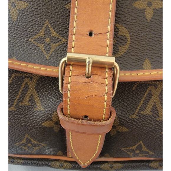 Louis Vuitton Saumur Shoulder Bag 30 Brown Monogram Canvas AR0915 - Picture 13 of 15